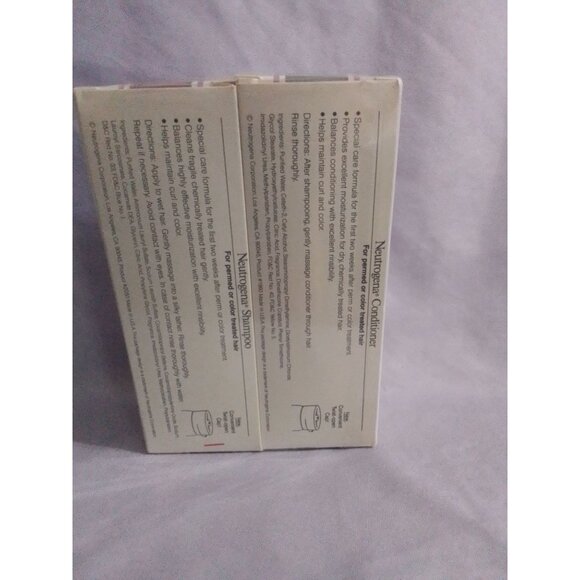 Neutrogena Shampoo & Conditioner Set 3 Oz Each Moisturizing & Revitalizing Formu - Picture 2 of 2